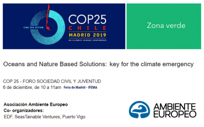 AMBIENTE EUROPEO participa en la COP25