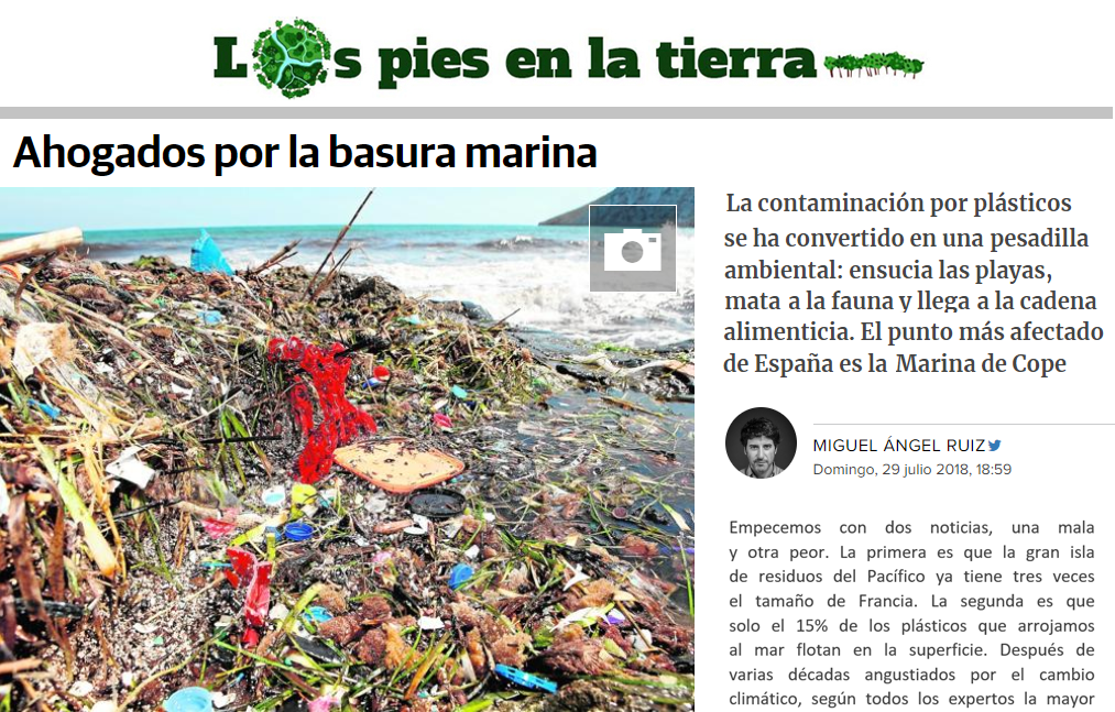 AMBIENTE EUROPEO colabora con el artículo del periodista ambiental MIGUEL ÁNGEL RUIZ de La Verdad